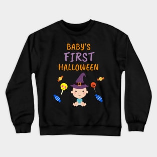 Baby's First Halloween Pregnancy Announcement Crewneck Sweatshirt